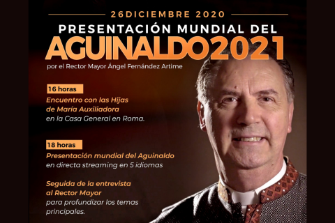 Primera proyección mundial del Aguinaldo del Rector Mayor 2021