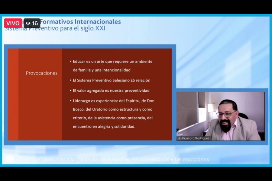 Encuentros Formativos Internacionales: educación salesiana en clave preventiva