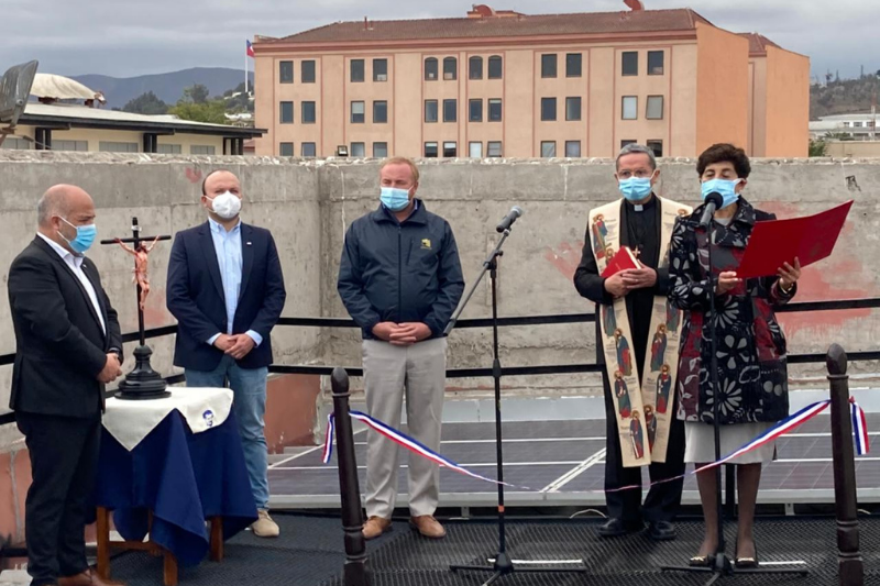 Colegio Salesiano de La Serena inauguró planta fotovoltaica