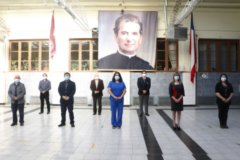 Cuadrilla sanitaria del Instituto Don Bosco de Punta Arenas