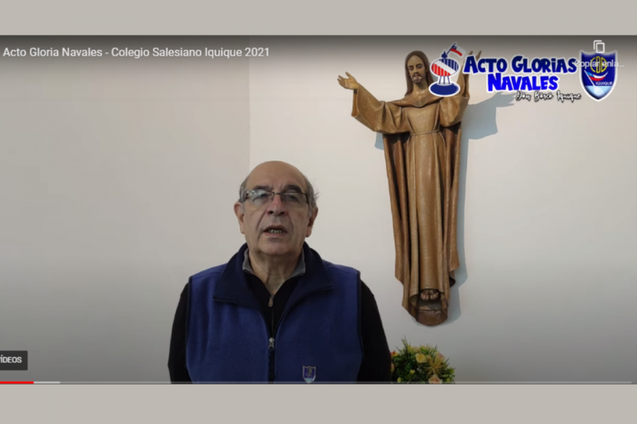 Salesianos Iquique conmemoró Combate Naval