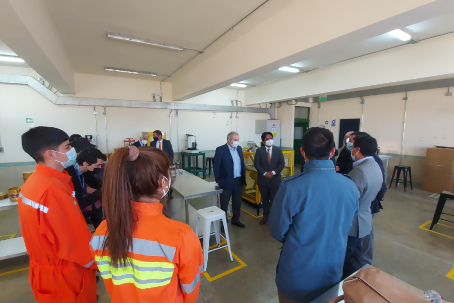 Acuerdos en formación minera y construcción quinta etapa Colegio Don Bosco Calama