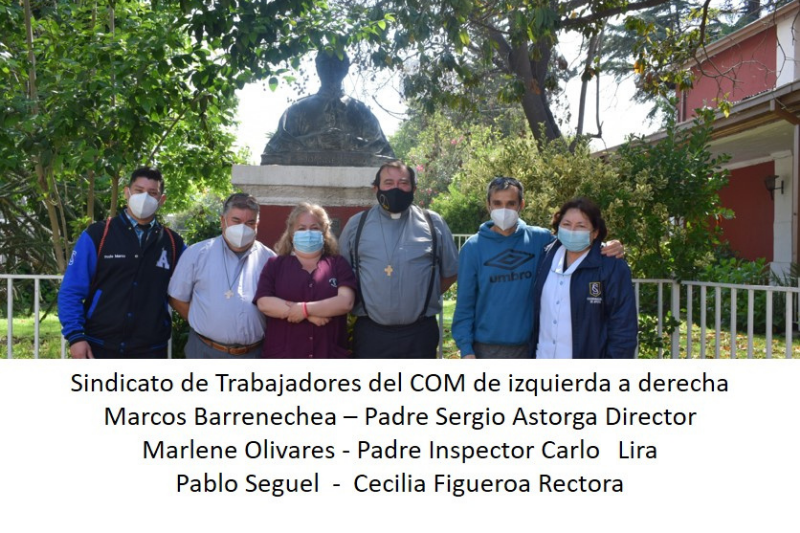 Visita Inspectorial del P. Carlo Lira a Liceo Salesiano de Macul