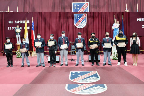 Ceremonia de premiación alumnos 2021 Liceo San José de Punta Arenas