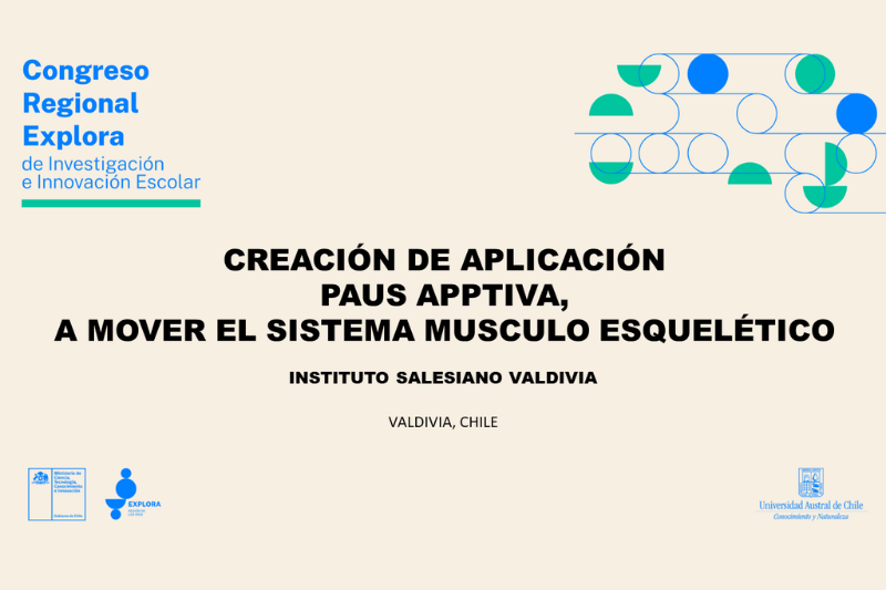 Equipo Instituto Salesiano de Valdivia obtiene primer lugar en Congreso Explora