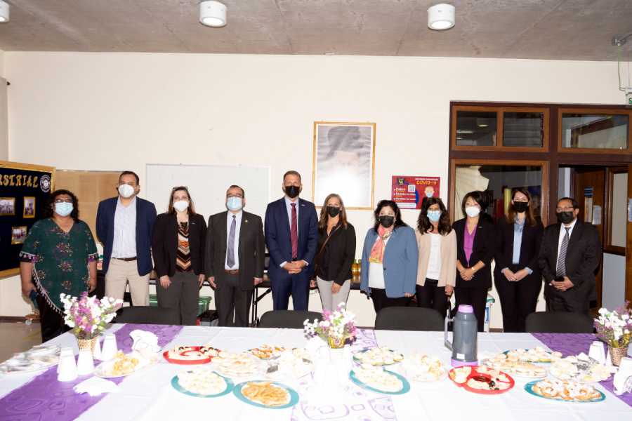 Embajada de Estados Unidos visitó Colegio Don Bosco Calama