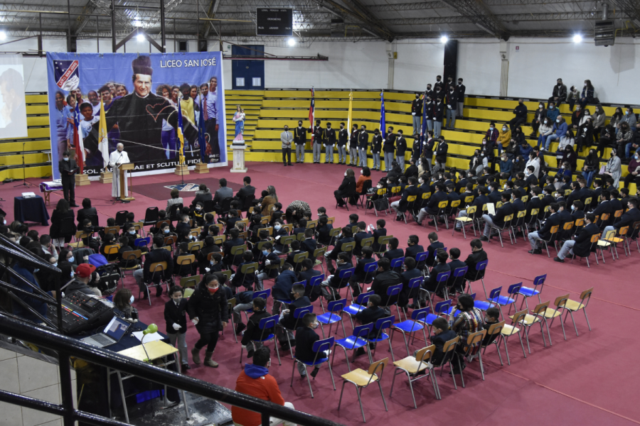 Inducción apoderados nuevos y bendición alumnos en Liceo San José
