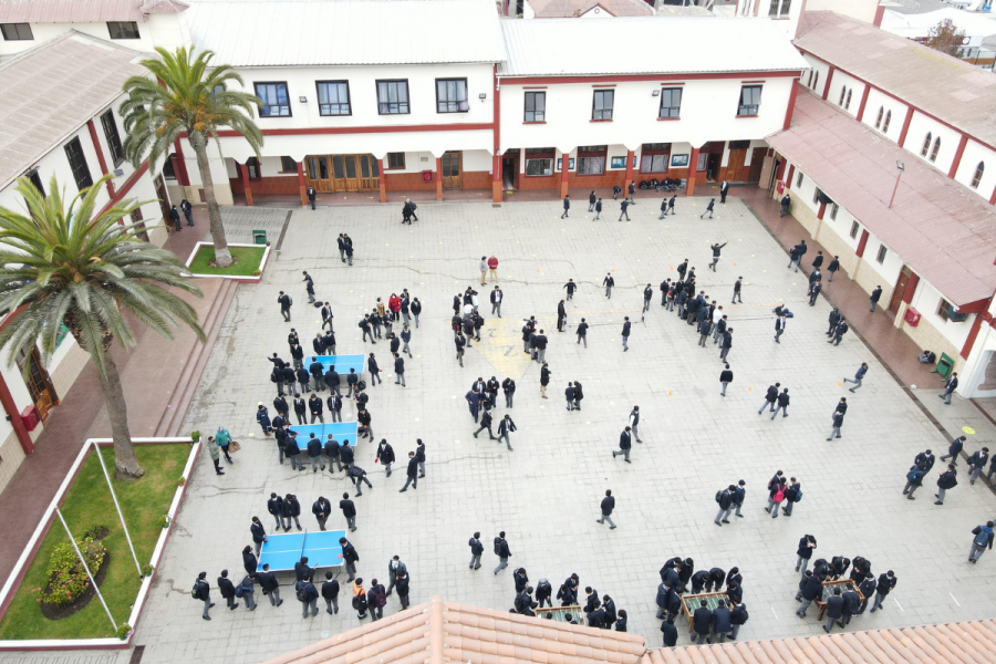 Salesianos La Serena celebró Día de la Convivencia Escolar con recreos deportivos