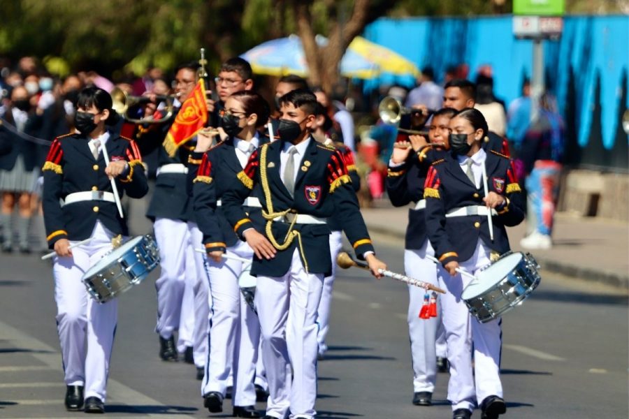 Colegio Don Bosco Calama rindió honores a las Glorias Navales