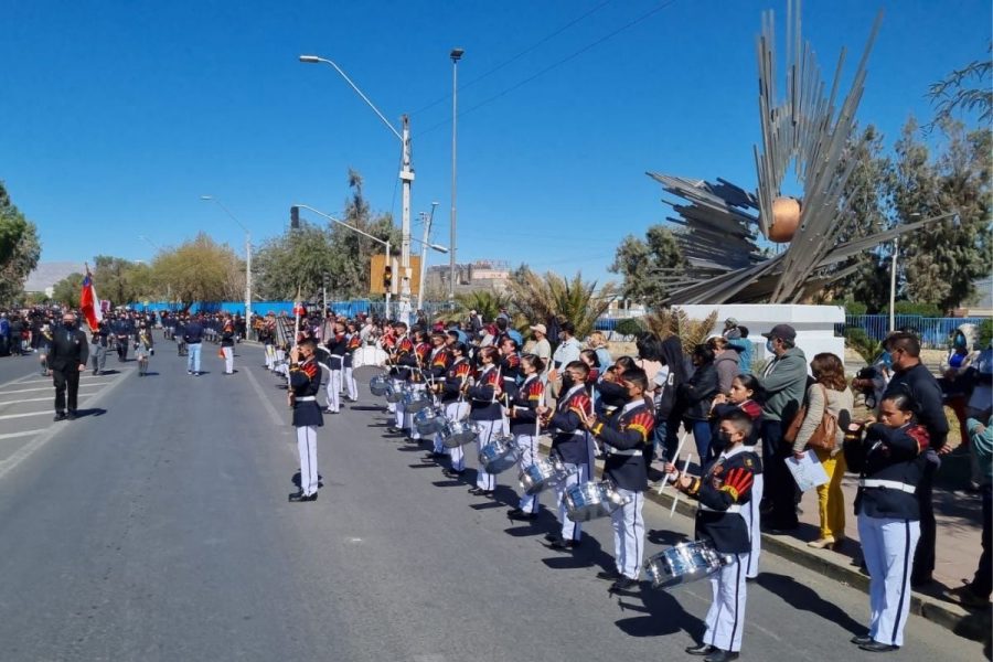 Colegio Don Bosco Calama rindió honores a las Glorias Navales