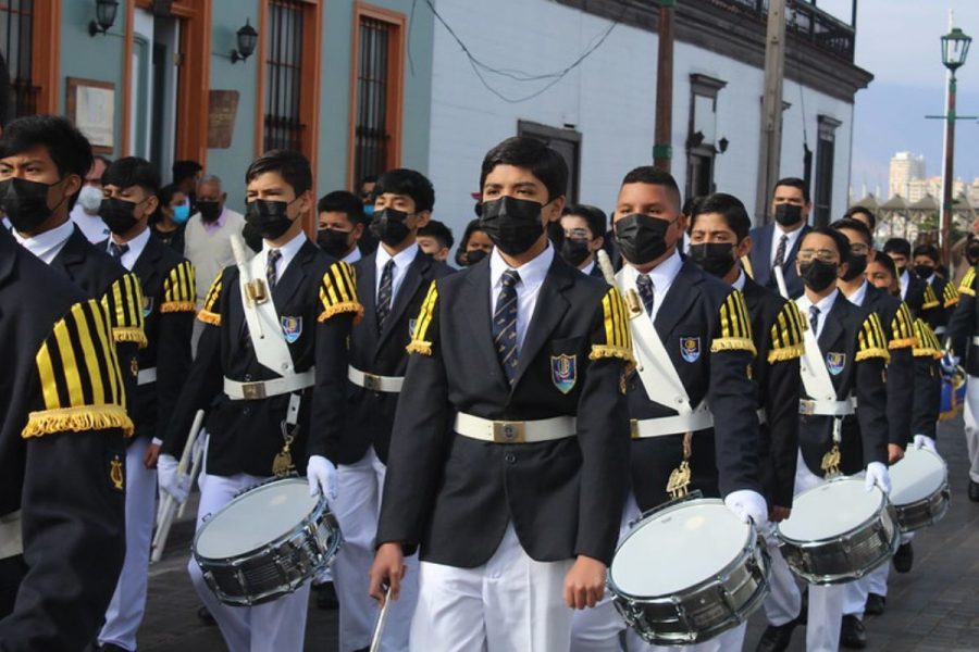 Colegio Salesiano participó en bienvenida a nuevo obispo de Iquique