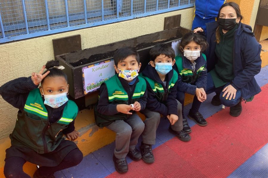 Colegio Domingo Savio inaugura primeros huertos escolares