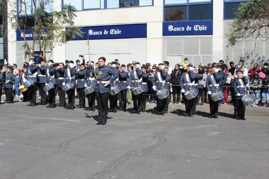 Don Bosco Antofagasta celebra sus 20 años con desfile institucional