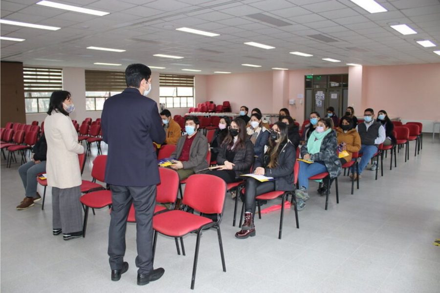 Directivos de Salesianos Concepción se reúnen con estudiantes y educadores