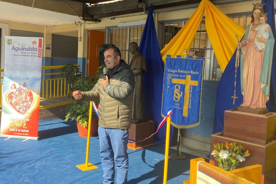 Inauguración de espacios en Colegio Domingo Savio