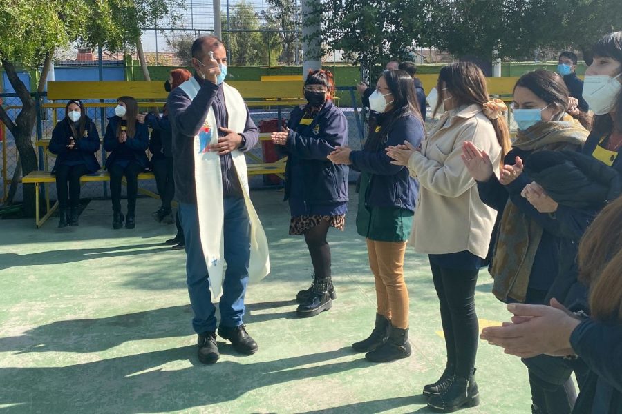 Inauguración de espacios en Colegio Domingo Savio