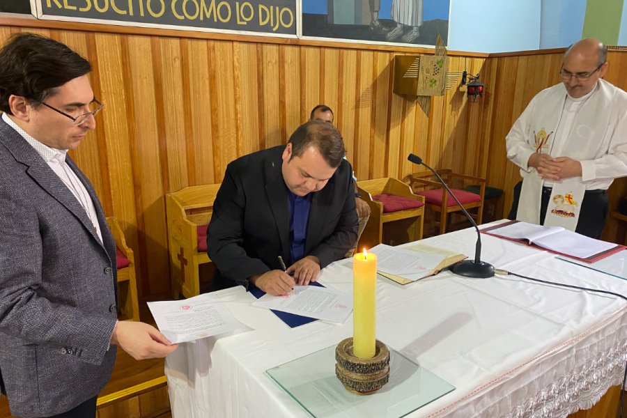 Toma posesión nuevo director Presencia Salesiana La Cisterna