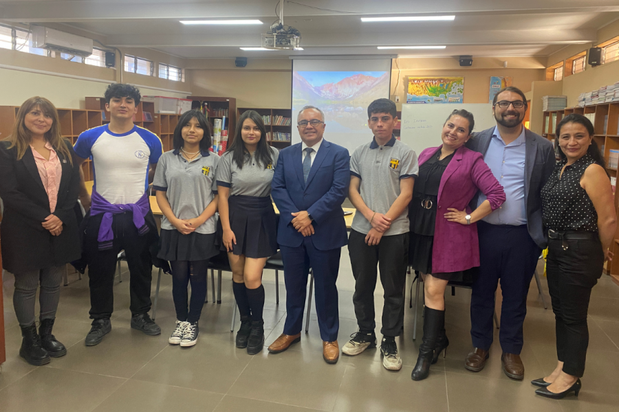 Representantes Pastoral Juvenil y Comunicaciones visitaron Colegio Domingo Savio San Ramón