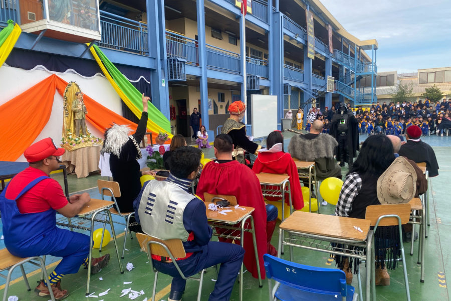 Presencias de Talca y zona sur de Santiago celebraron día del estudiante