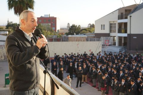 P. Gabriel Romero visitó Salesianos La Serena