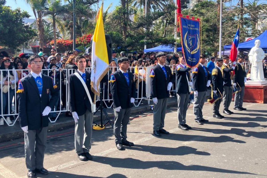 Salesianos Antofagasta celebró 21 años con desfile cívico escolar