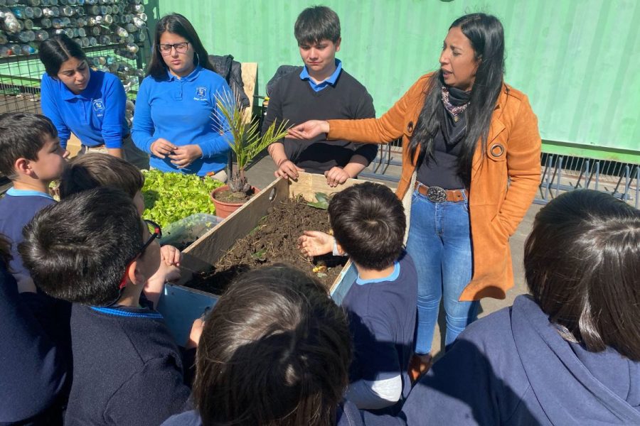 Liceo Arriarán Barros avanza en proyecto medioambiental con apoyo de Salesianos Catemu