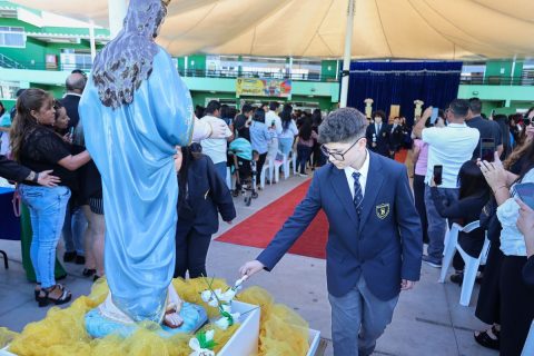 Celebración nueva etapa para estudiantes de Salesianos Alto Hospicio