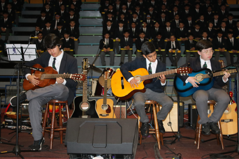 Salesianos Concepción e IDB Punta Arenas conmemoran a Santa Cecilia