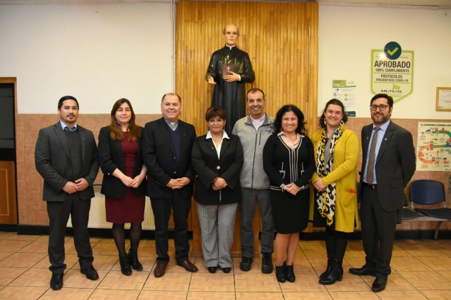 P. Nelson Moreno realiza visita inspectorial a Liceo Monseñor Fagnano