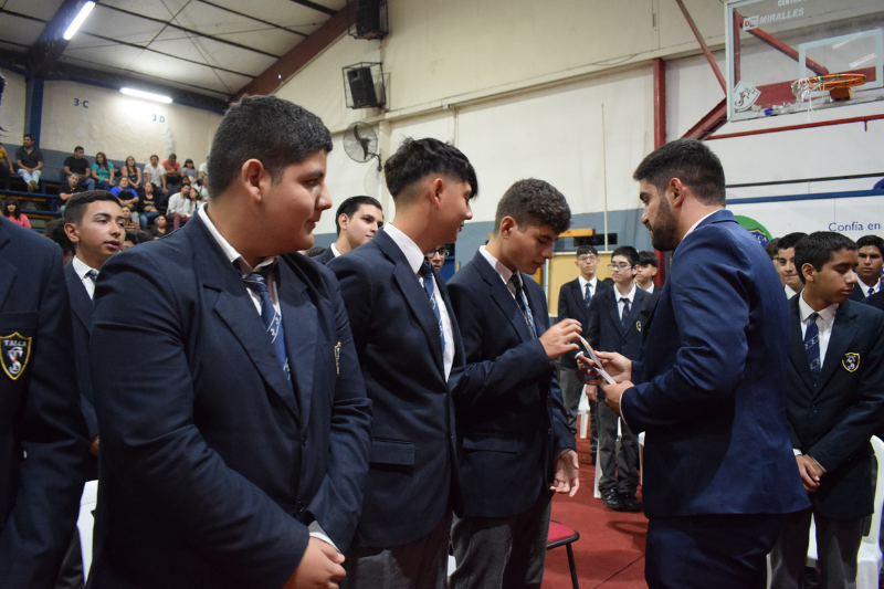 Bendición estudiantes nuevos en Salesianos Alameda y Talca