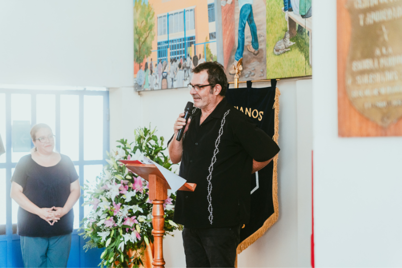 Inauguración mural Colegio Domingo Savio de San Ramón