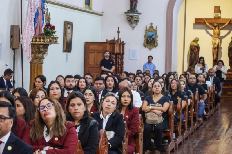 Salesianos Alto Hospicio participa en inicio año escolar diócesis de Iquique